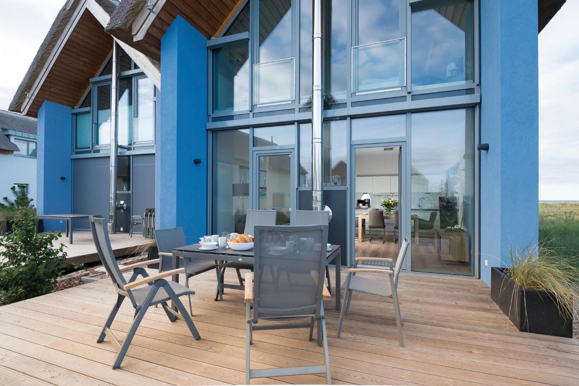 Ostsee - Reetdachhaus Nr 36 Warder im Strand Resort Heiligenhafen Exterior foto